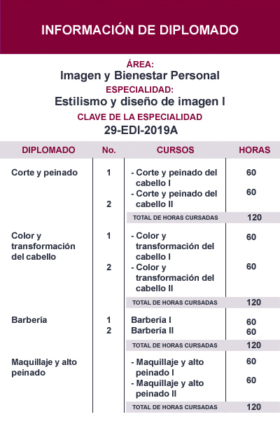 Informacion de Cursos